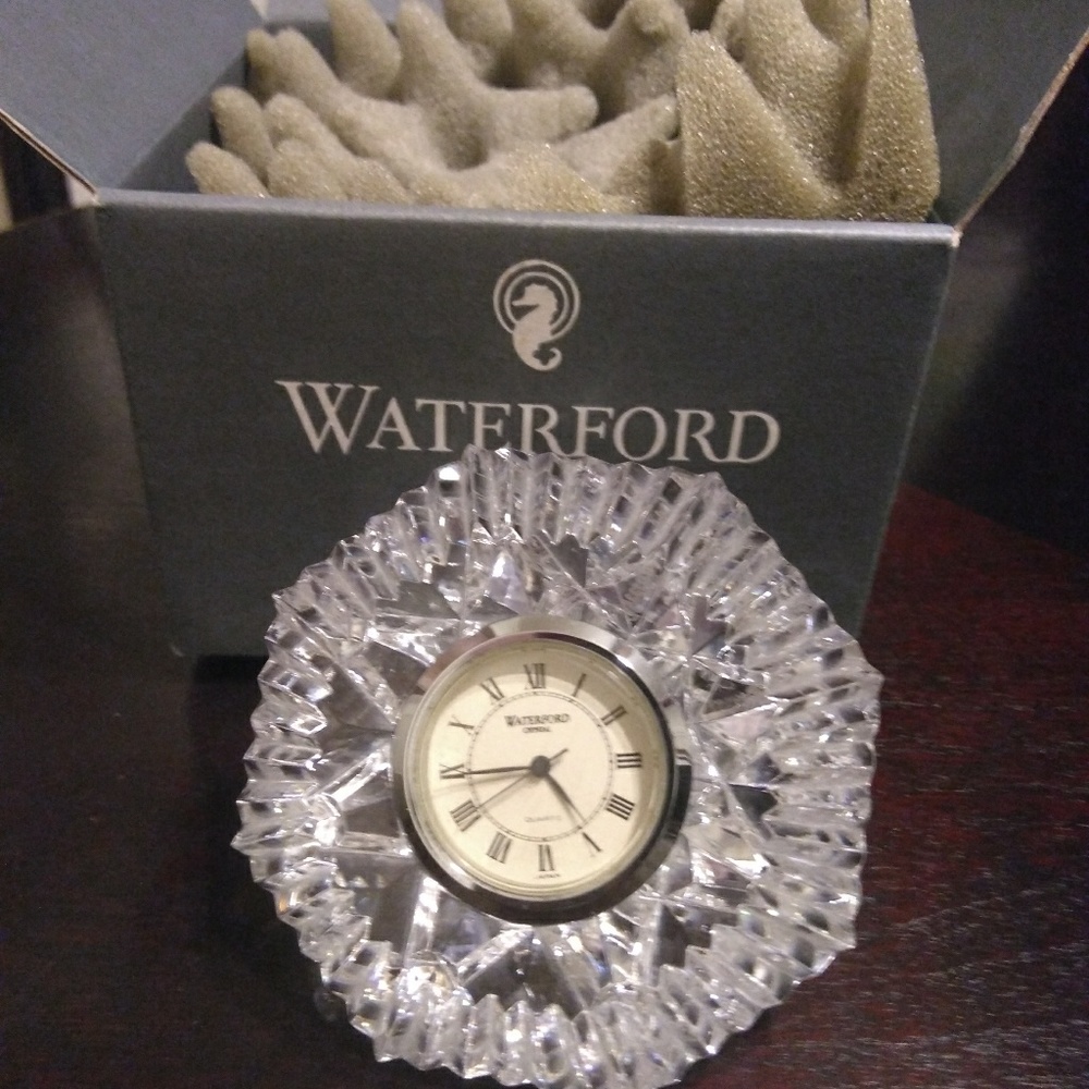 Waterford Crystal Diamond Clock